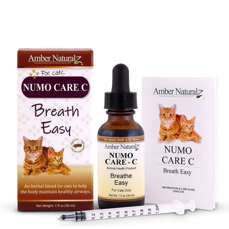 Amber Naturalz Numo Care Breath Easy Cat 1fl oz
