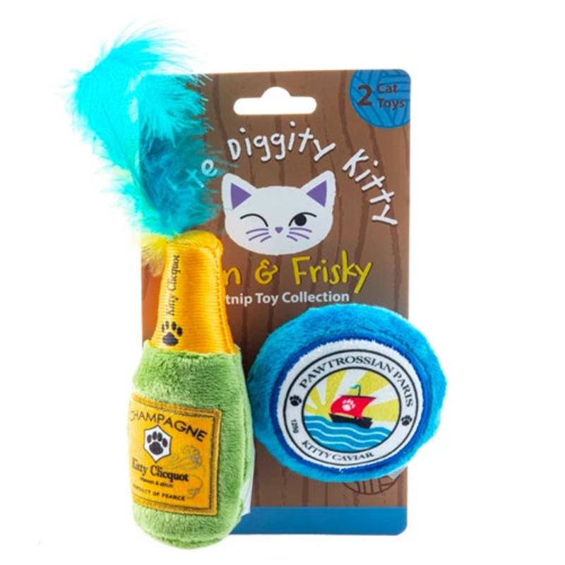 Kitty Clicquot (Bottle and Caviar) Organic Catnip