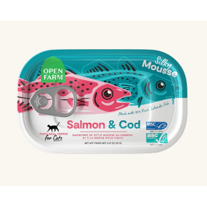 Salmon & Cod Topper for Cats, 3oz