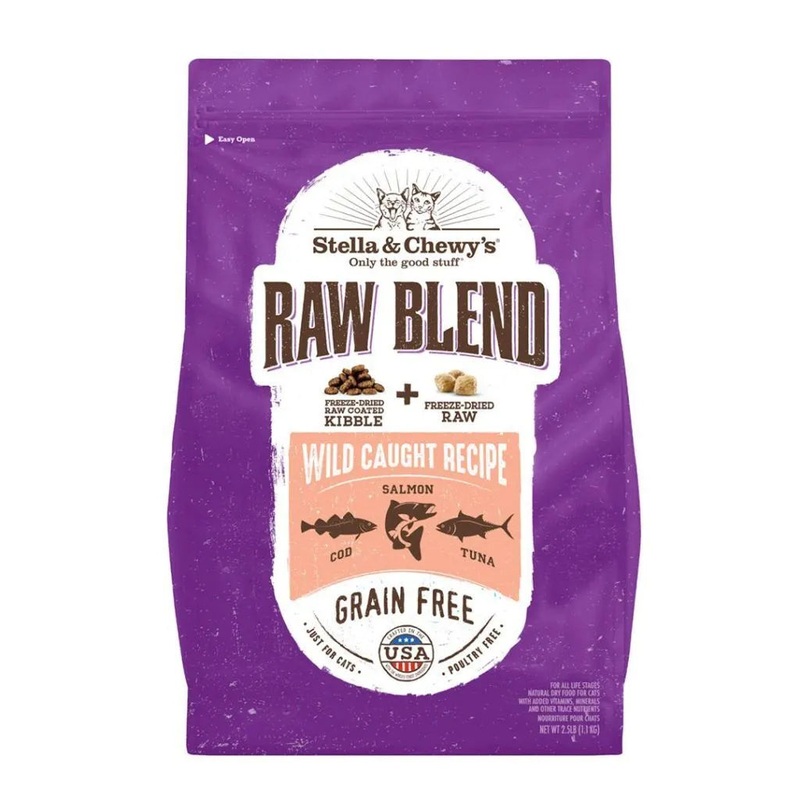Stella & Chewy's Raw Blend Kibble Wild-Caught Recipe for Cats