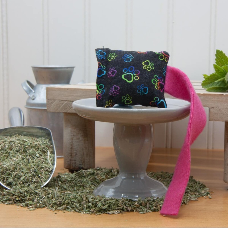 Toss About Mini Catnip Pillow Cat Toy | Dr. Pussums Cat Company