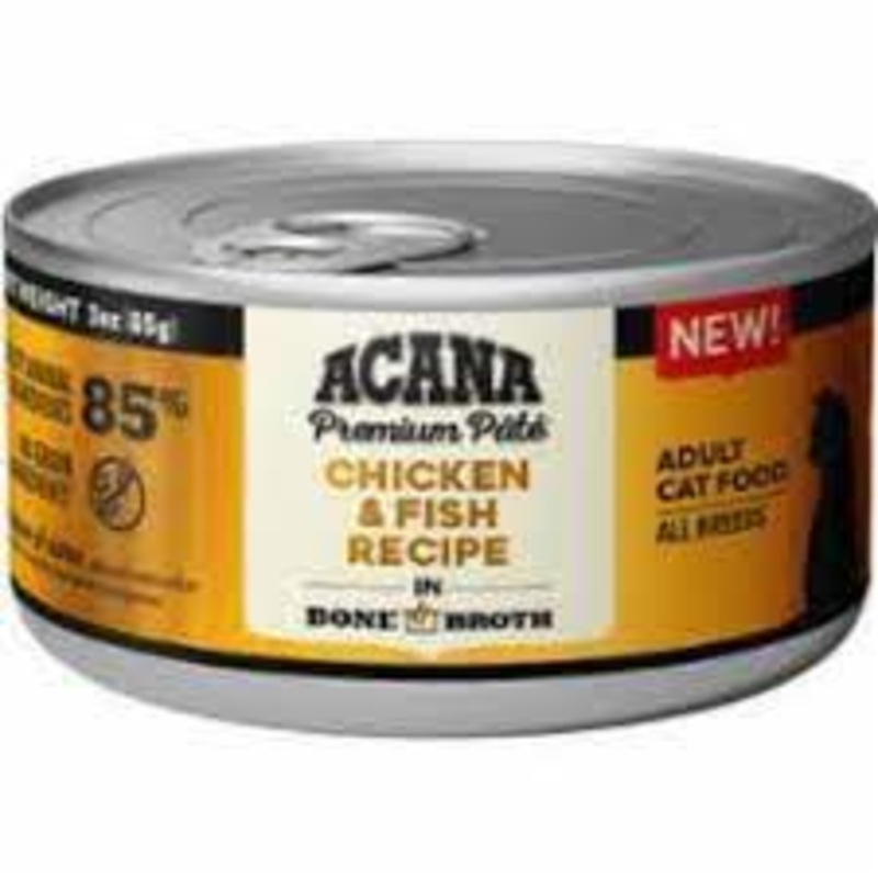 Acana Cat Chicken & Fish Recipe in Bone Broth 3oz