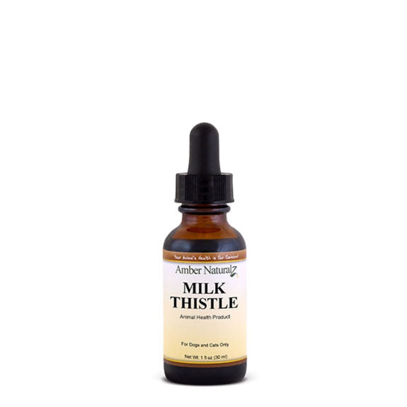 Amber Naturalz Milk Thistle Supplement 1fl oz