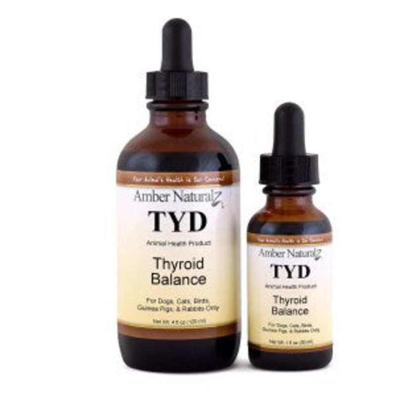 Amber Naturalz TYD Thyroid Balance Pet Supplement 1floz *