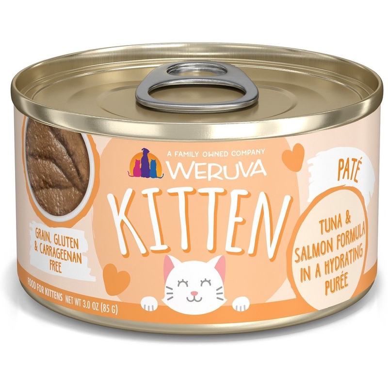 Weruva Cat Kitten Puree Tuna Salmon 3oz