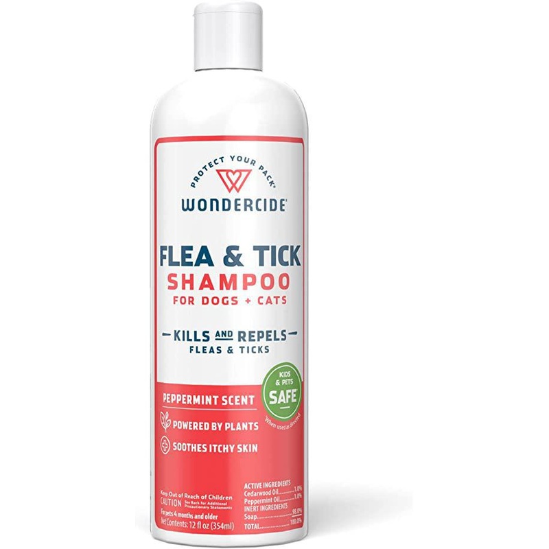Wondercide Dog & Cat Flea & Tick Shampoo 12oz