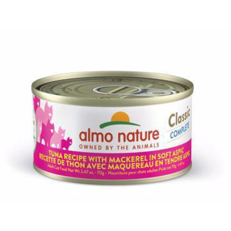 Almo Cat Can Tuna & Macker in Aspic Classic Complete 2.47 oz