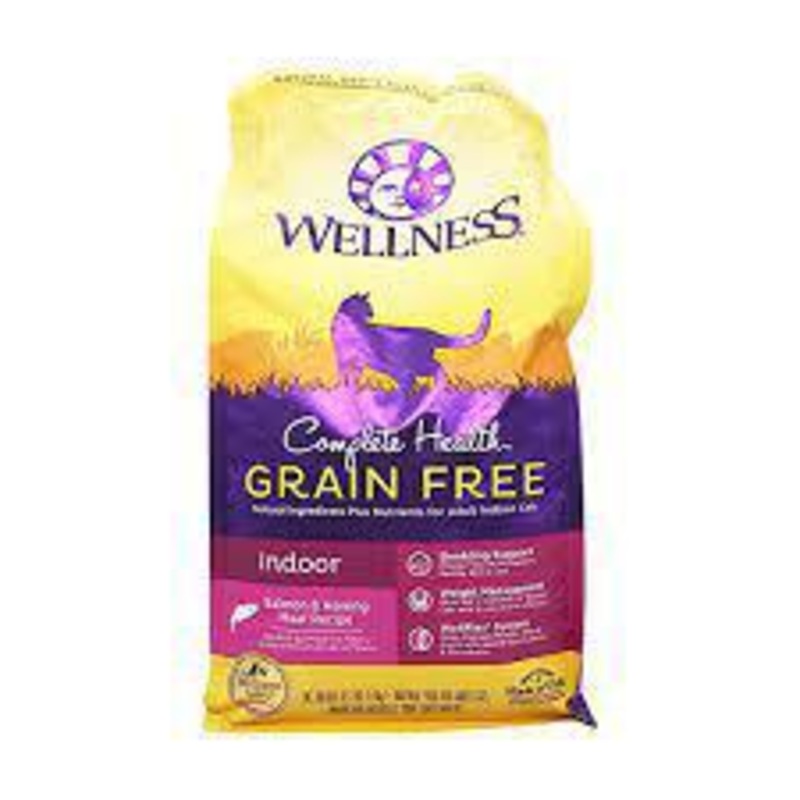Wellness Cat Indoor Health Salmon & Herring Grain Free 5.5lb