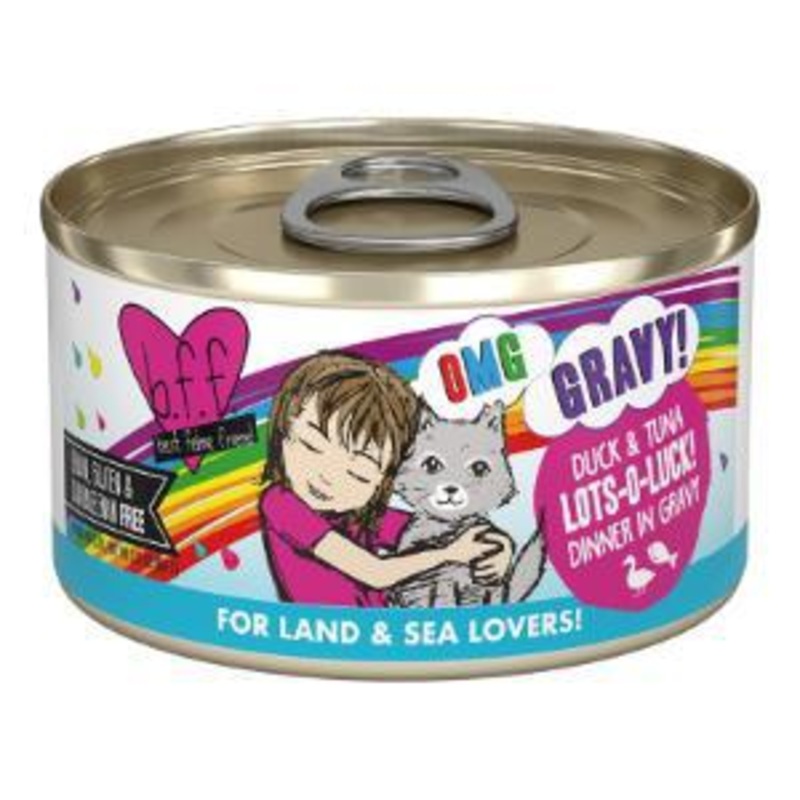Weruva BFF Cat OMG Lots-O-Luck Duck & Tuna 2.8oz