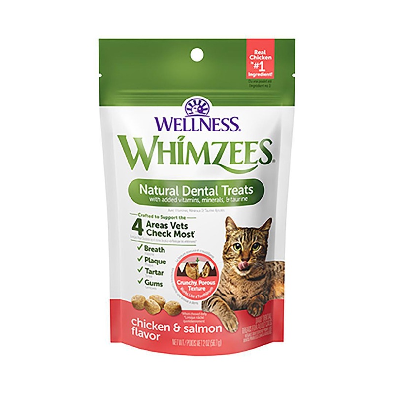 Whimzees Cat Dental Treats Chicken & Salmon Flavor