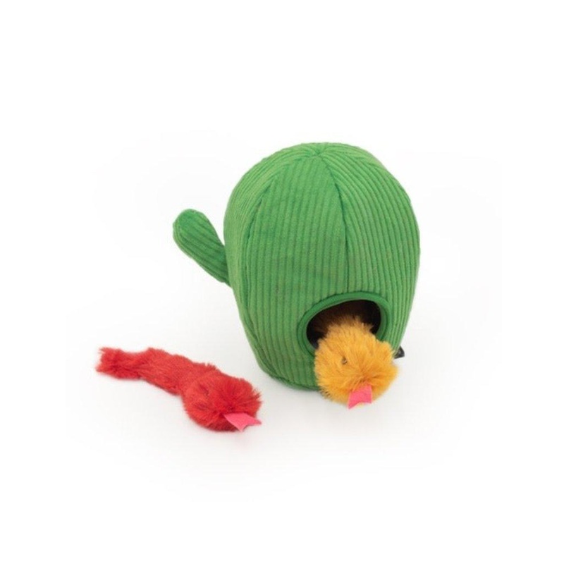 Zippy Claws Burrow Snake/Catcus Cat Small Toy