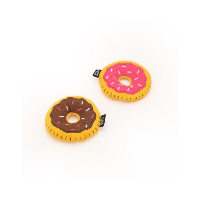 Zippy Claws Cat Donut Toy 2pk