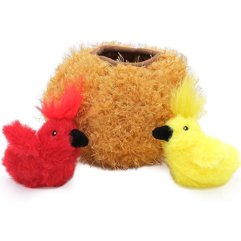 Zippy Paws ZippyClaws Burrow-Birds in Nest Cat Toy Small