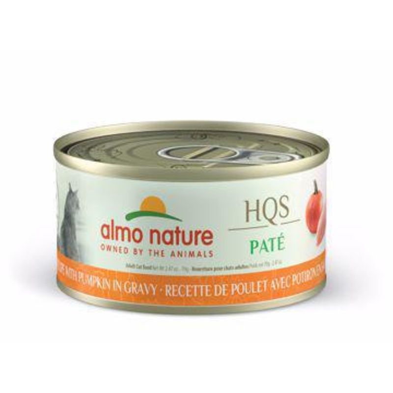 Almo Cat Can Chicken & Pumpkin in Gravy Pate 2.47oz *