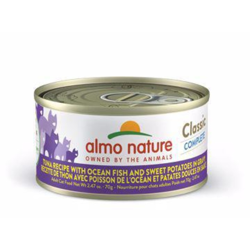 Almo Cat Can Tuna & Fish with Gravy Classic Complete 2.47oz