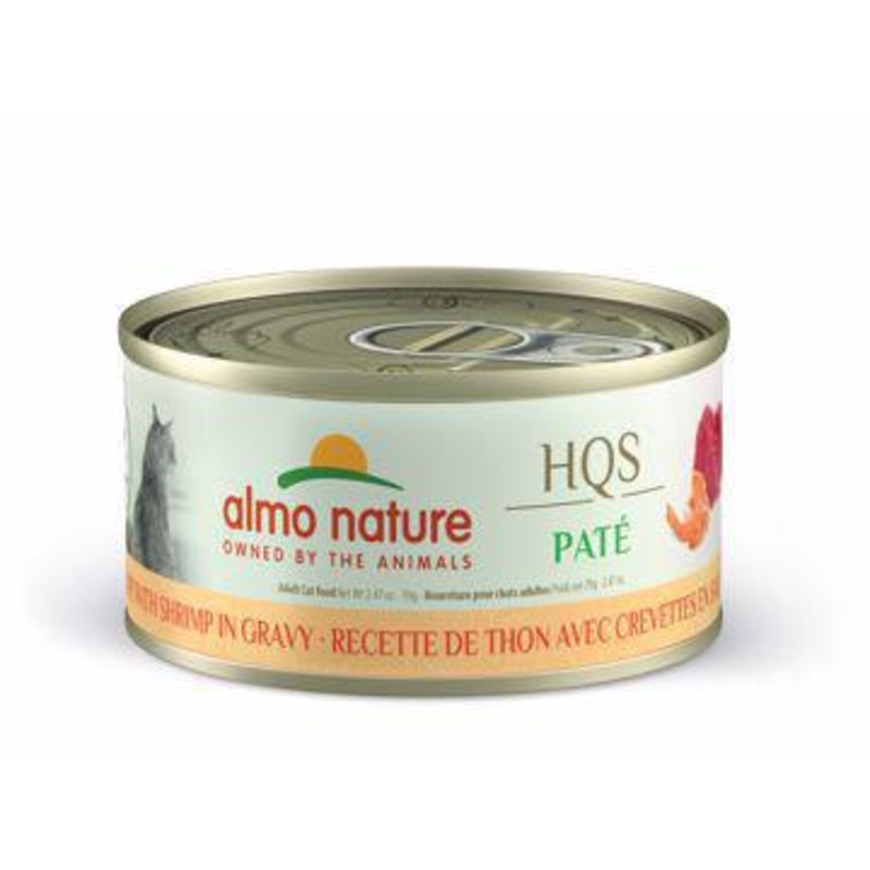 Almo Cat Can Tuna & Shrimp in Gravy Pate 2.47oz