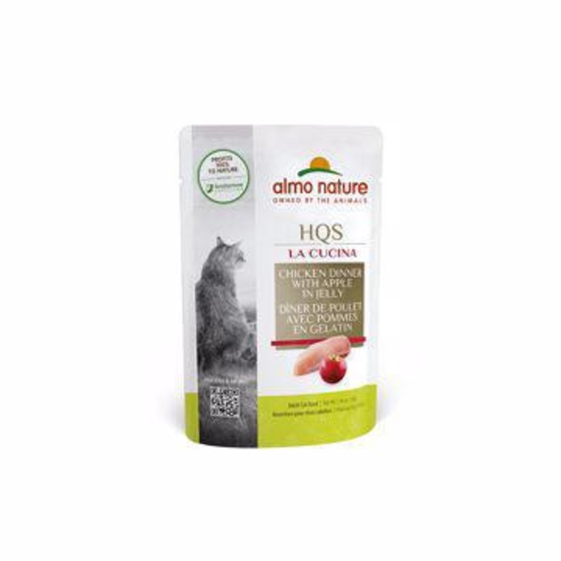 Almo Cat Pouch Chicken & Apple in Jelly Lacucina 1.94oz