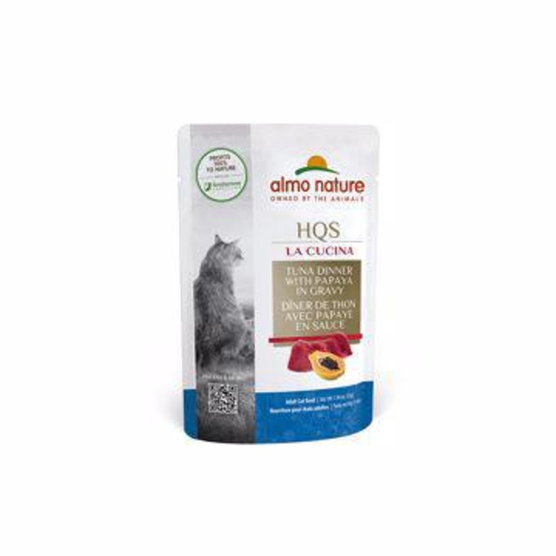 Almo Cat Pouch Tuna & Papaya in Gravy Lacucina 1.94oz