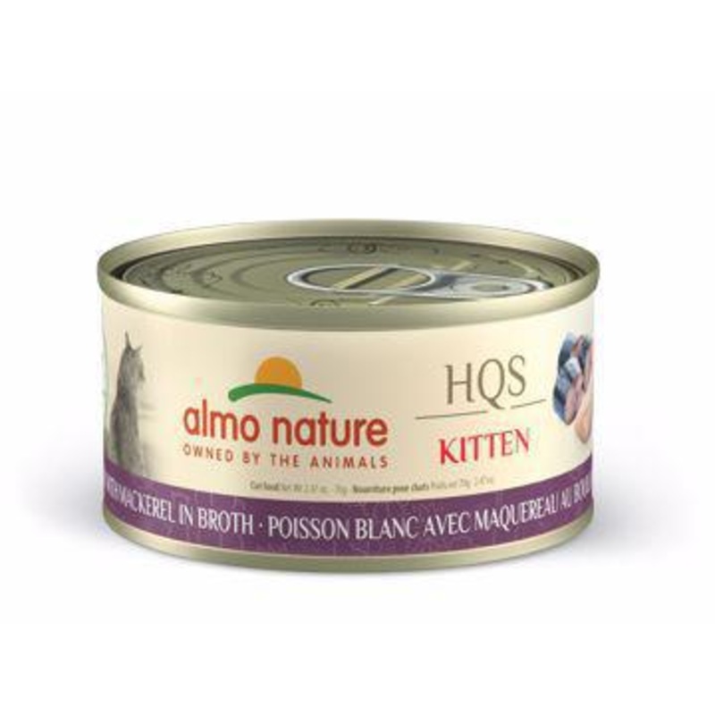 Almo Kitten Can Whitefish & Macker in Broth 2.47oz