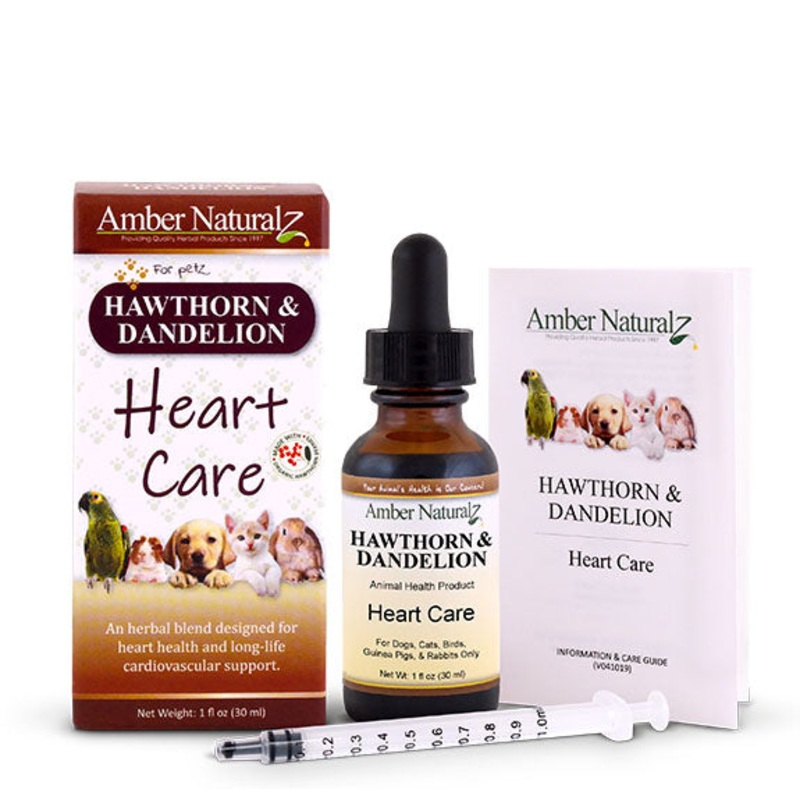 Amber Naturalz Hawthorn & Dandelion Heart Care 1floz