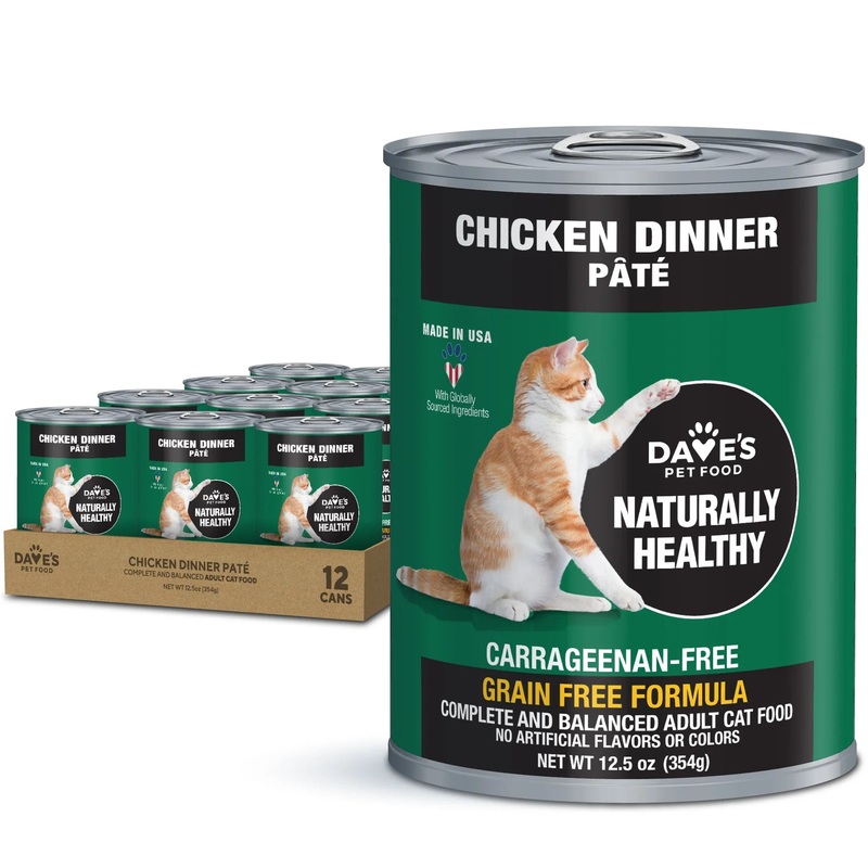 Dave's Pet Food Naturally Healthy Grain Free Chicken Canned Cat Food