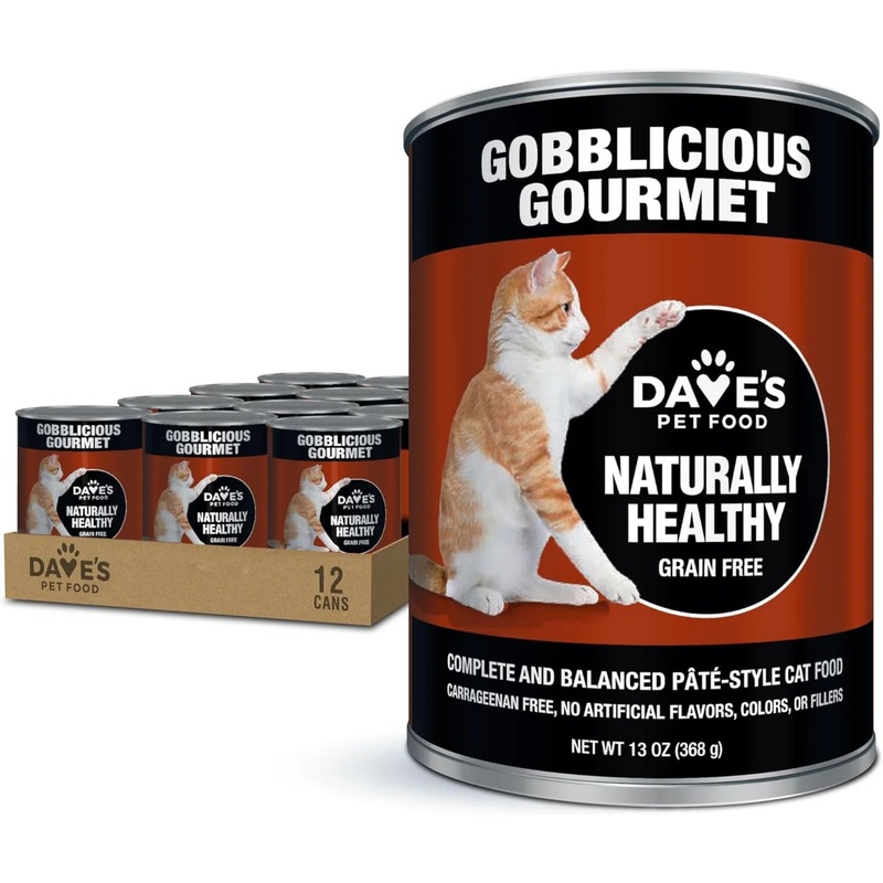 Dave's Pet Food Naturally Healthy Grain Free Gobbleicious Canned Cat Food
