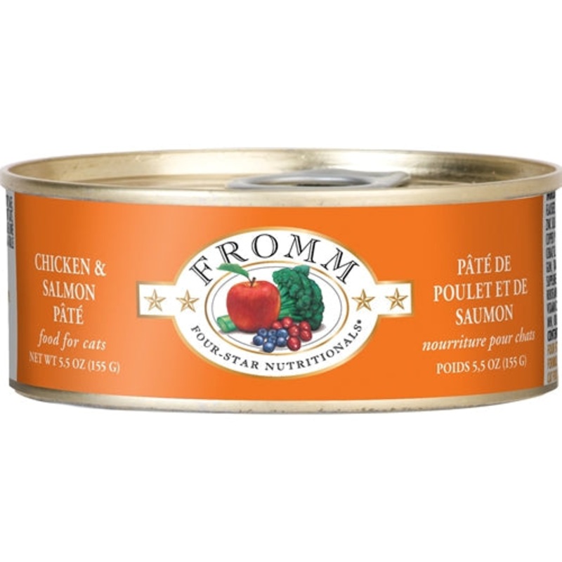 Fromm Four-Star Chicken & Salmon Pate Canned Cat Food
