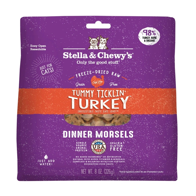 Stella & Chewy's Freeze-Dried Tummy Ticklin' Turkey Cat Dinner