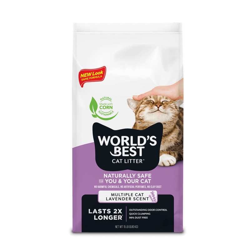 World's Best Cat Litter Lavender Scented Formula