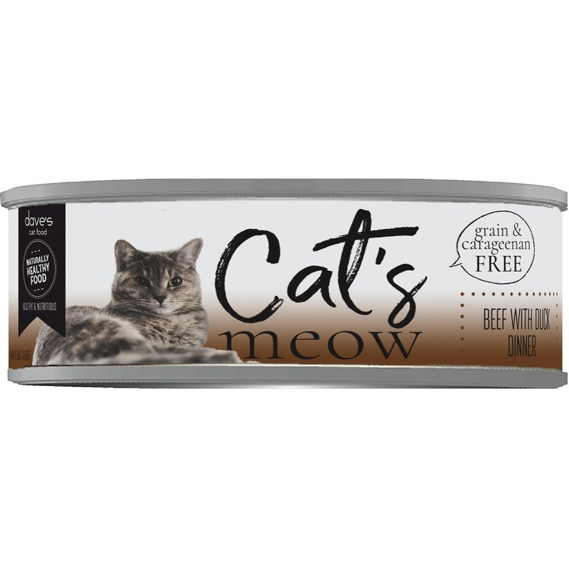 Dave's Cats Meow Beef with Duck Dinner Canned Cat Food