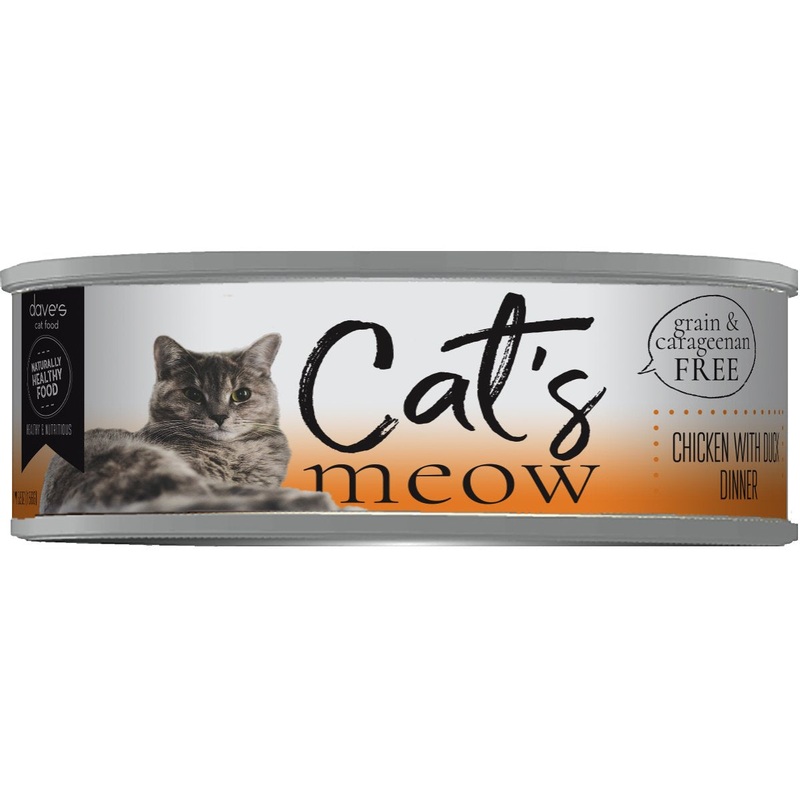 Dave's Cats Meow Chicken with Duck Canned Cat Food