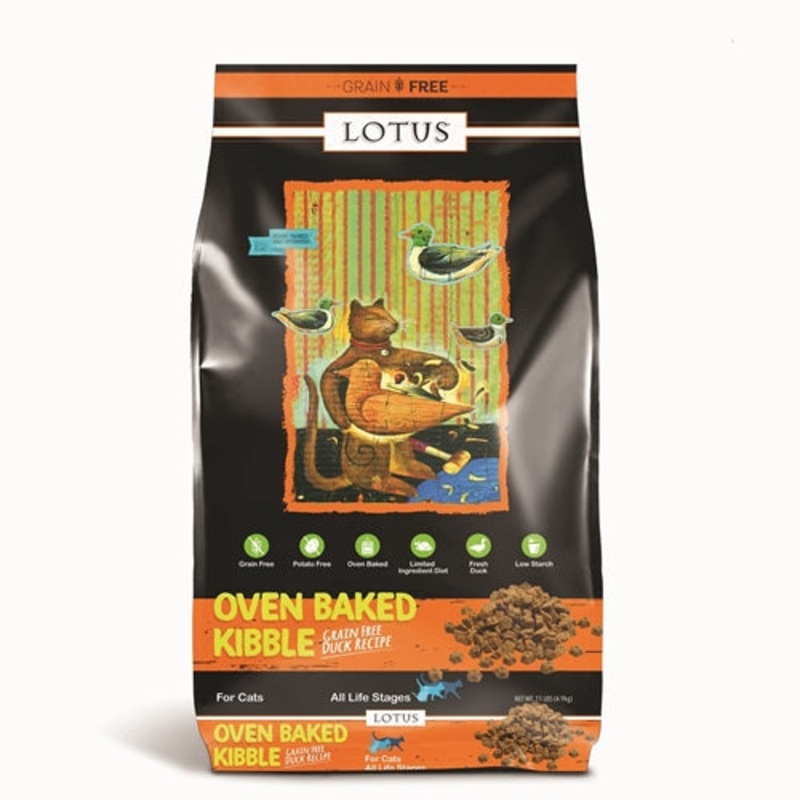 Lotus Oven Baked Grain Free Duck Recipe Dry Cat Food