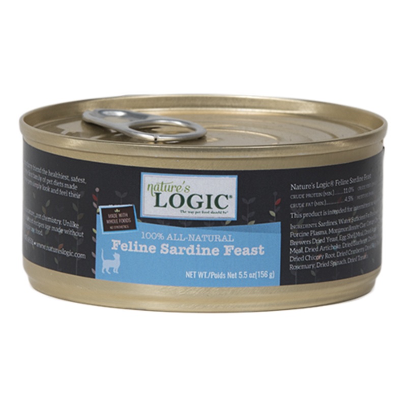 Nature's Logic Feline Sardine Feast Canned Cat Food