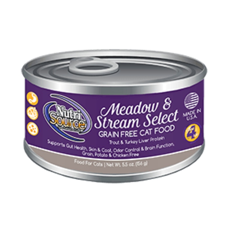 Nutrisource Grain Free Meadow and Stream Select Canned Cat Food