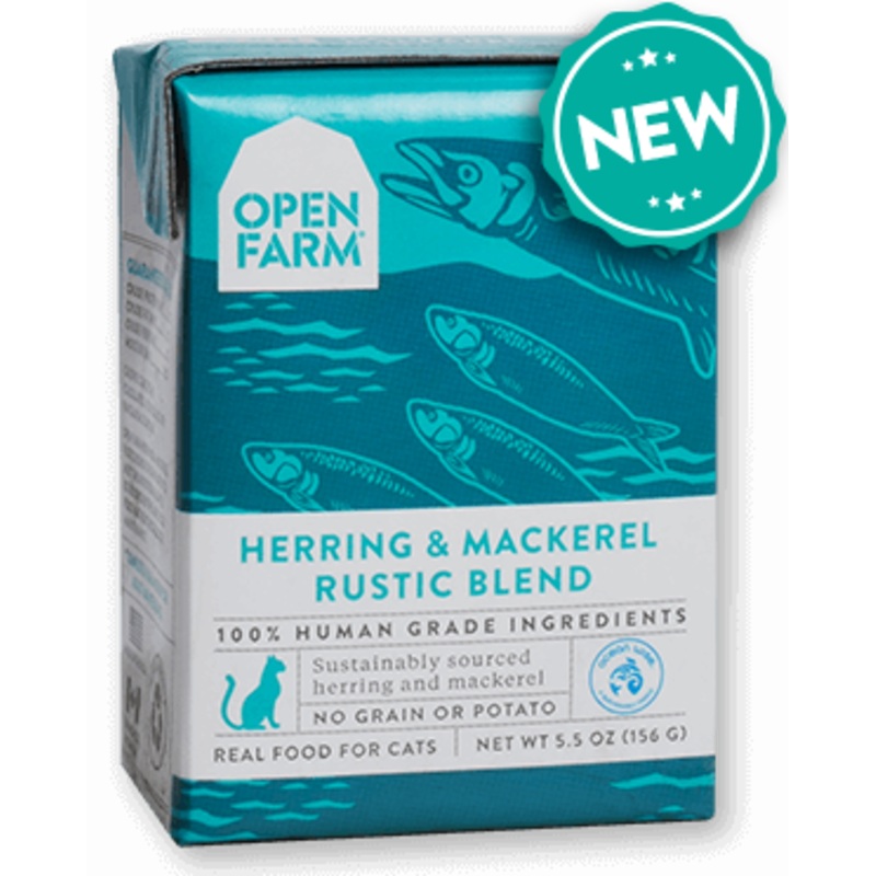 OPEN FARM Grain-Free Herring & Mackerel Rustic Blend for Cats