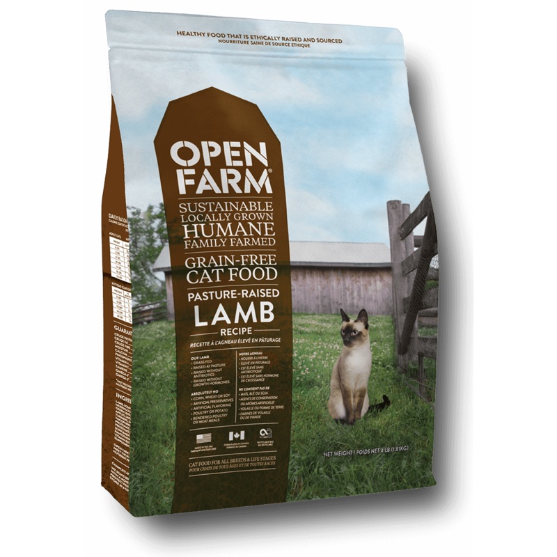 OPEN FARM Grain-Free Pasture Raised Lamb Recipe Dry Cat Food