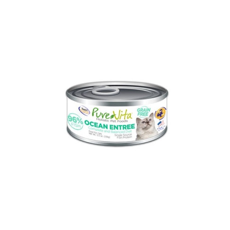 PureVita Grain Free Ocean Entree Canned Dry Cat Food