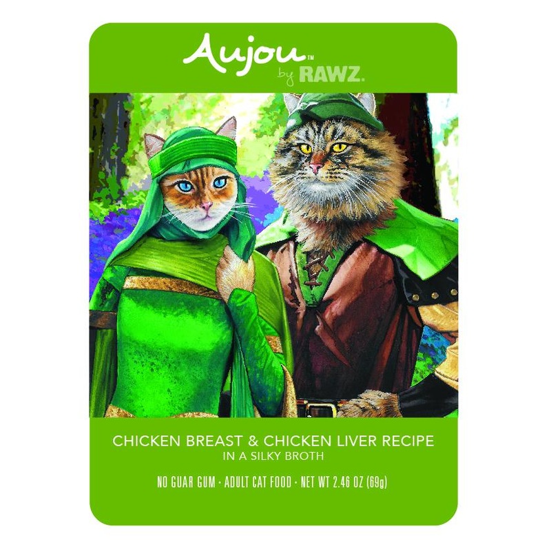 RAWZ Aujou Chicken Breast & Chicken Liver Wet Cat Food