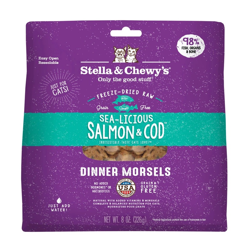 Stella & Chewy's Freeze-Dried Sea-Licious Salmon and Cod Cat Dinner
