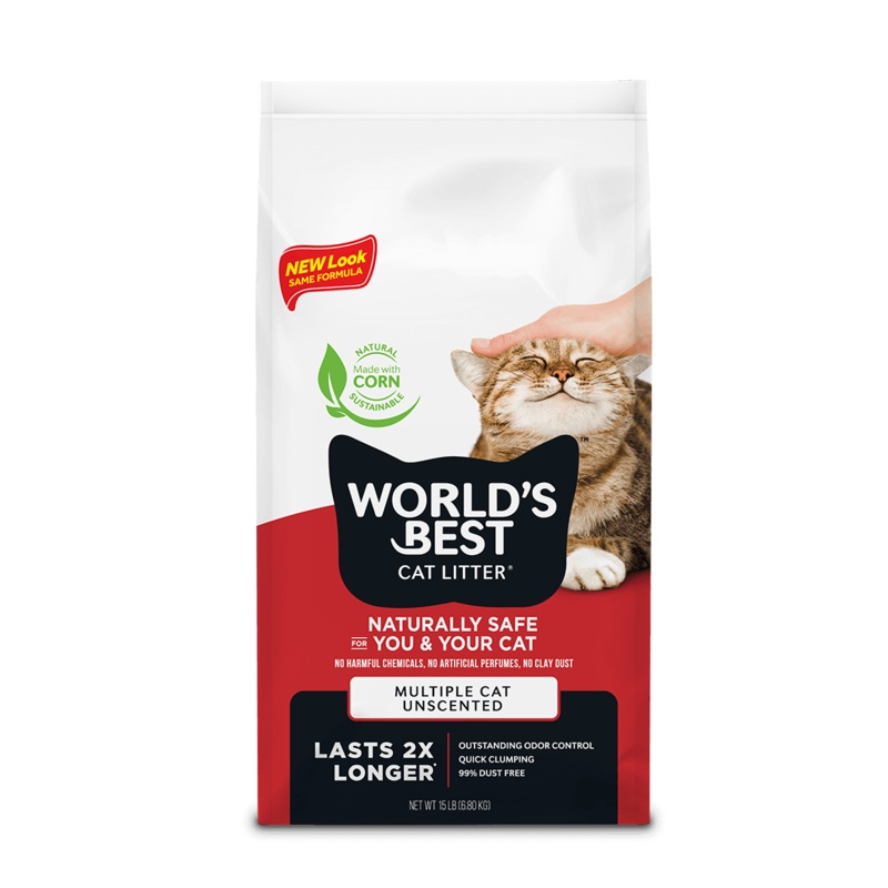 World's Best Cat Litter Multiple Cat Clumping Formula
