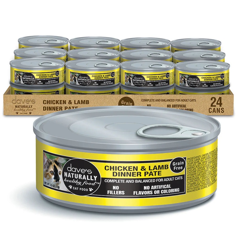 Dave's Pet Food Cat's Meow Chicken & Lamb Dinner Pate