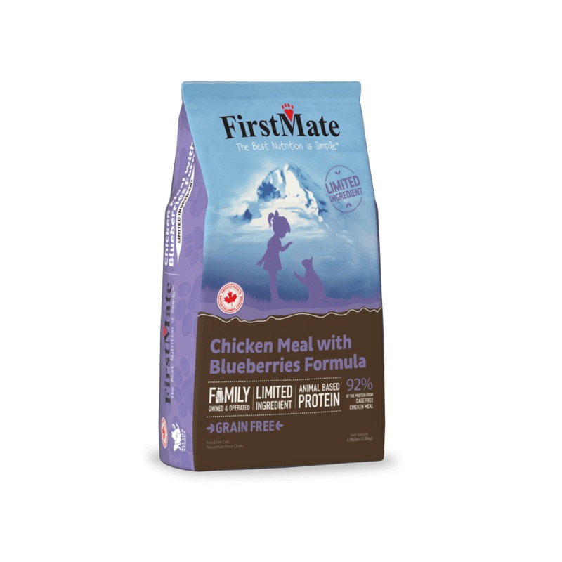 FirstMate Limited Ingredient Chicken Meal with Blueberries Dry Cat Food