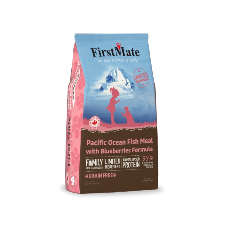 FirstMate Limited Ingredient Pacific Ocean Fish with Blueberries Dry Cat Food