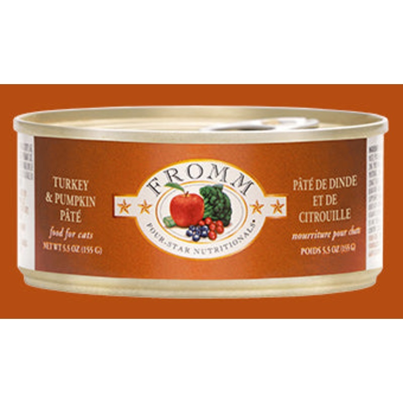 Fromm Four-Star Turkey & Pumpkin Pt Canned Cat Food