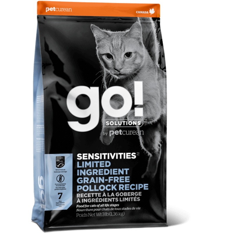 Go! Sensitivities Limited Ingredient Grain FreePollock Recipe For Cats