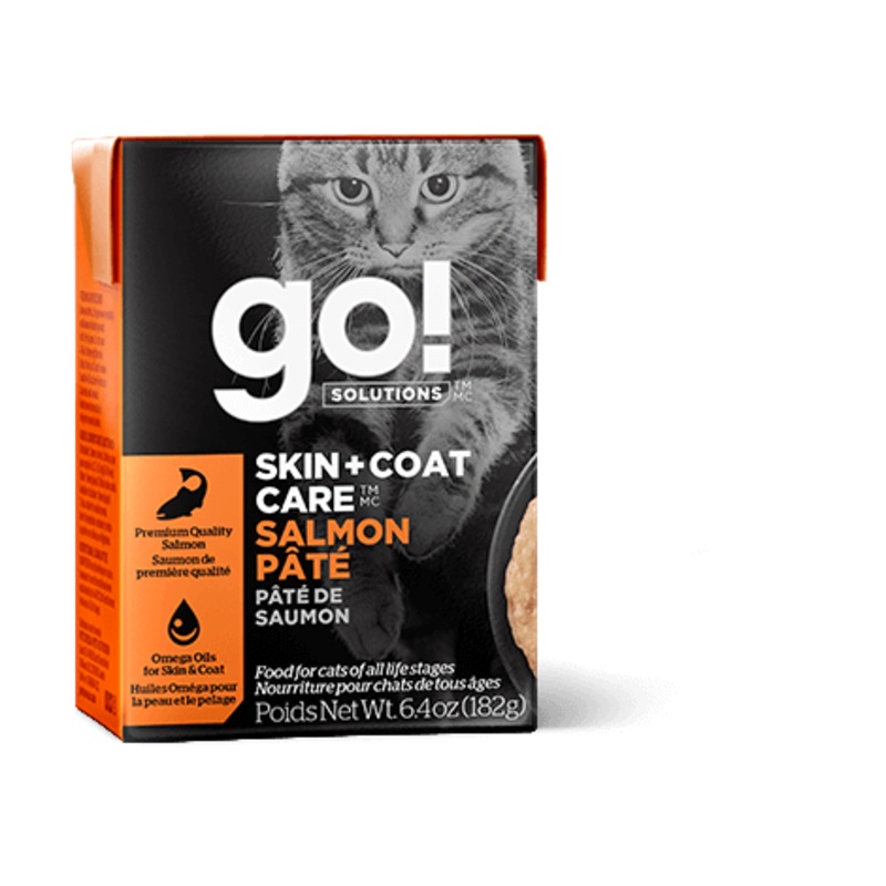 Go! Solutions Skin and Coat care Salmon Pt For Cats