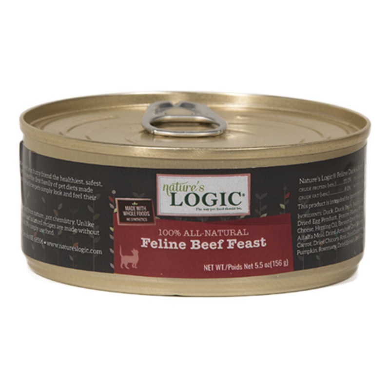 Nature's Logic Feline Beef Feast Canned Food