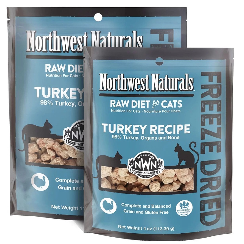 Northwest Naturals Freeze Dried Turkey Recipe for Cats