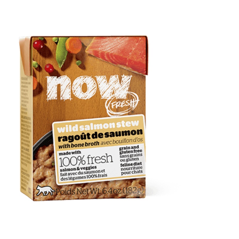 Now Fresh Grain Free Wild Salmon Stew For Cats