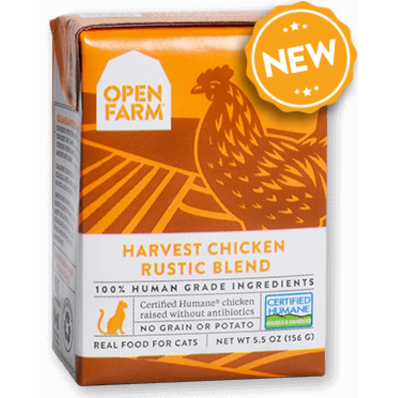 OPEN FARM Grain-Free Harvest Chicken Rustic Blend for Cats